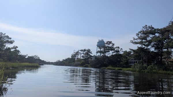 Davis Canal on Oak Island from a kayak