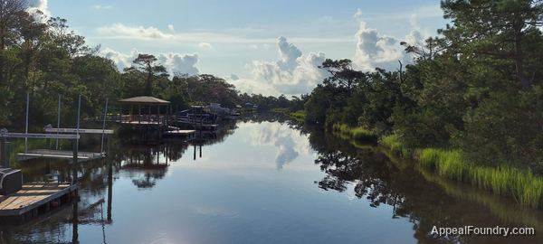 Davis Canal on Oak Island from a kayak