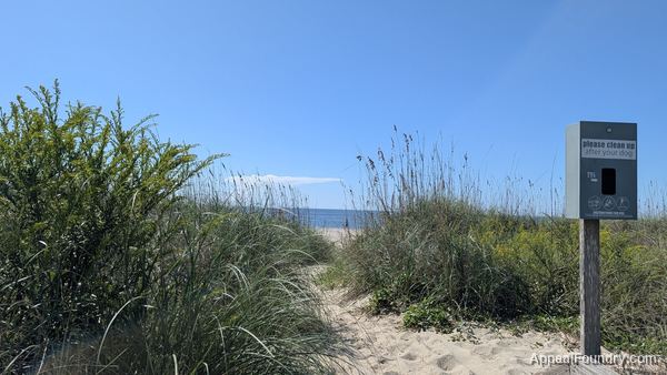 Oak Island beach